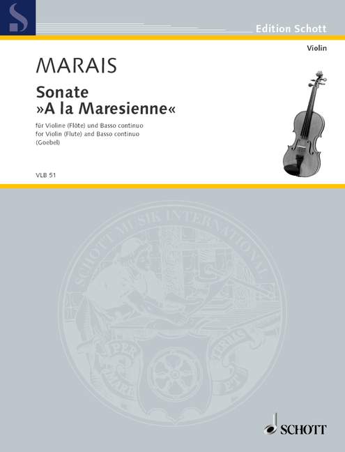 Sonate A la Maresienne  für Violine und Klavier  
