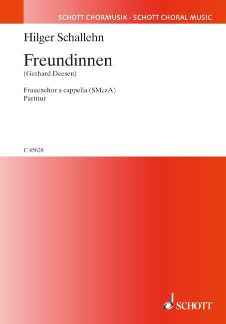 Drei Tanzlieder&nbsp;&nbsp;für Frauenchor (SMezA)&nbsp;&nbsp;Chorpartitur