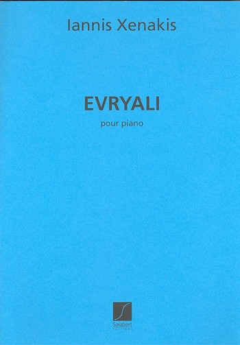 Evryali  pour piano  