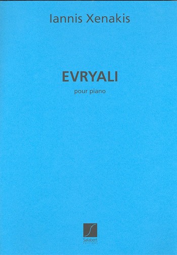 Evryali&nbsp;&nbsp;pour piano&nbsp;&nbsp;