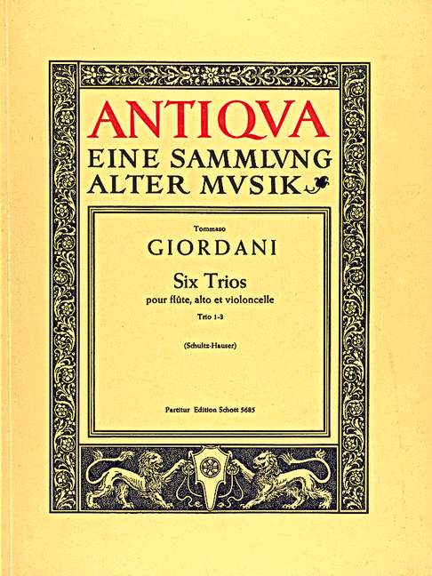 6 Trios op.12 Band 1 (Nr.1-3)&nbsp;&nbsp;für Flöte, Viola und Violoncello&nbsp;&nbsp;Partitur
