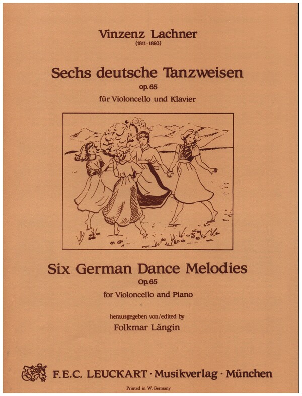 6 deutsche Tanzweisen op.65  für Violoncello und Klavier  