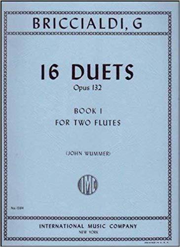 16 Duets op.132 vol.1 (1-8)&nbsp;&nbsp;for 2 flutes&nbsp;&nbsp;score