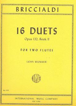 16 Duets op.132 vol.2 (9-16)&nbsp;&nbsp;for 2 flutes&nbsp;&nbsp;score