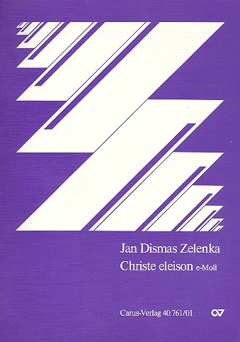 Christe eleison e-Moll&nbsp;&nbsp;für Alt, 2 Violinen, Viola und Bc&nbsp;&nbsp;Partitur (= Orgel)