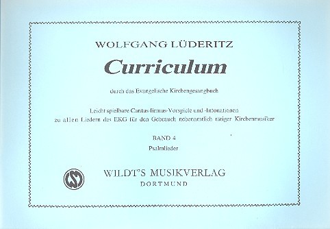 Curriculum durch das EG Band 4  für Orgel  