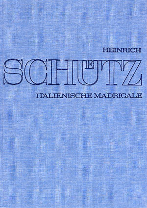 Italienische Madrigale op.1&nbsp;&nbsp;Partitur (it)&nbsp;&nbsp;