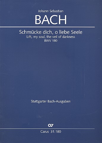 Schmücke dich o liebe Seele&nbsp;&nbsp;Kantate Nr.180 BWV180&nbsp;&nbsp;Partitur (dt/en)
