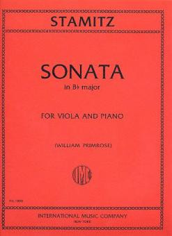 Sonata B flat major&nbsp;&nbsp;for viola and piano&nbsp;&nbsp;
