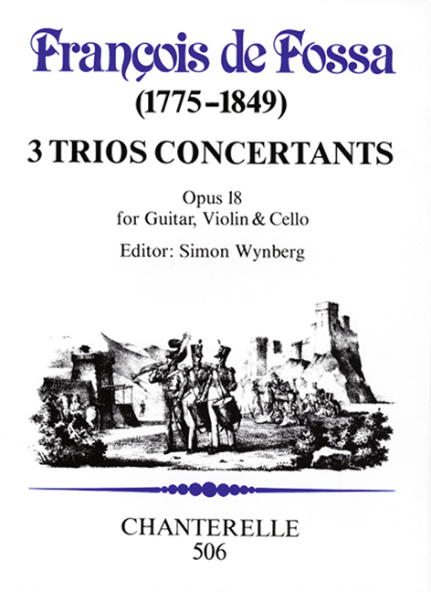 3 Trios concertants op.18&nbsp;&nbsp;for guitar, violin and cello&nbsp;&nbsp;parts