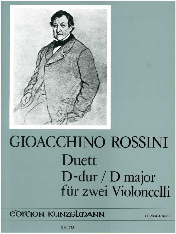 Duett D-Dur  für 2 Violoncelli  Stimmen