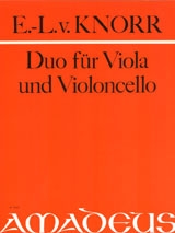 Duo für Viola und Violoncello  2 Spielpartituren  