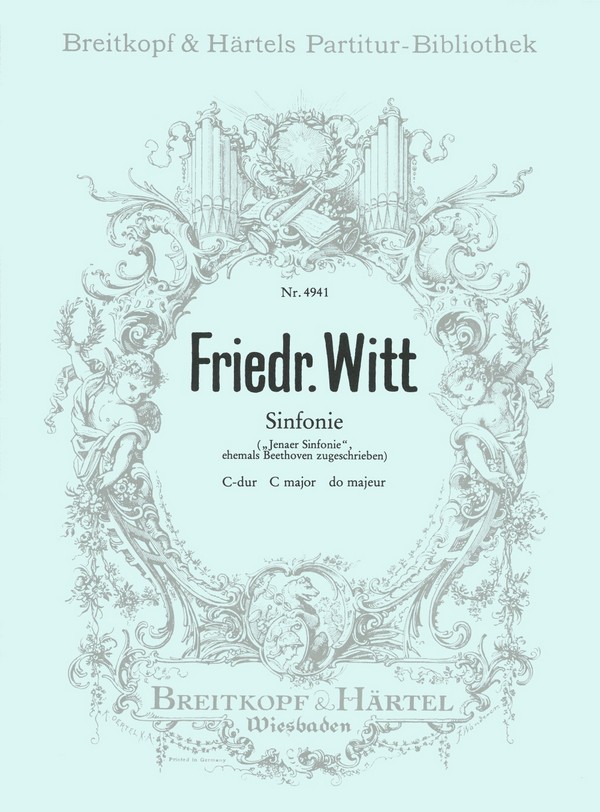 Sinfonie C-Dur  für Orchester  Partitur