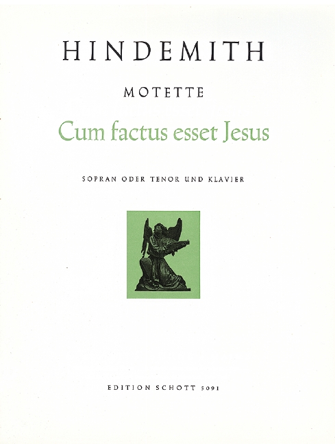 Cum factus esset Jesus  für Sopran (Tenor) und Klavier  