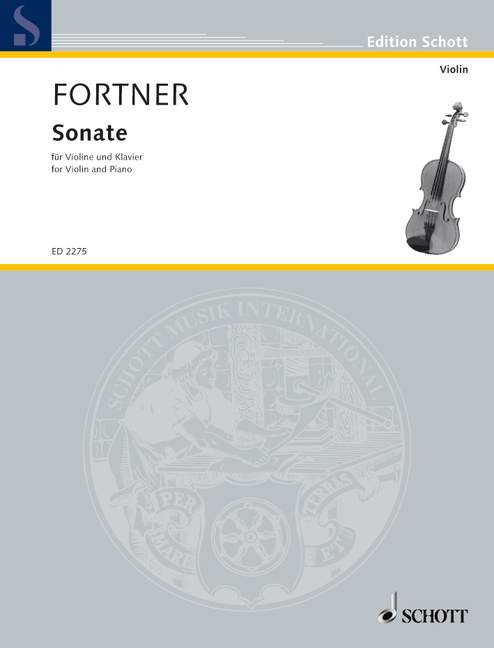 Sonate  für Violine und Klavier  