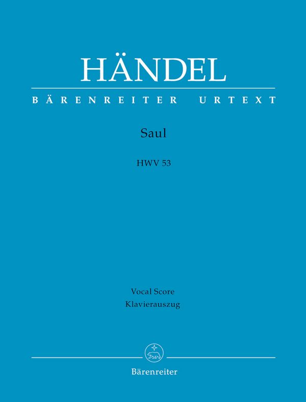 Saul HWV53 Oratorium &nbsp;&nbsp;für Soli, Chor und Orchester&nbsp;&nbsp;Klavierauszug (en/dt)