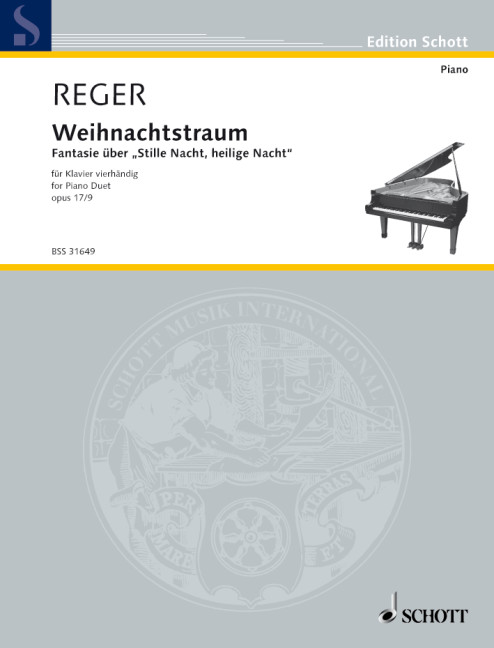 Weihnachtstraum op. 17/9&nbsp;&nbsp;für Klavier 4-händig&nbsp;&nbsp;