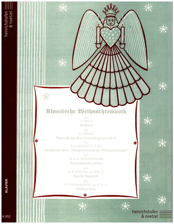 Morgen kommt der Weihnachtsmann KV265 &nbsp;&nbsp;Variationen für Klavier&nbsp;&nbsp;
