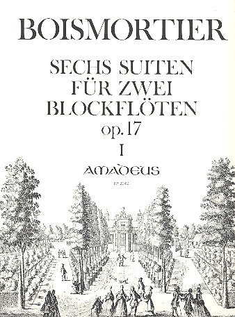 6 Suiten op.17 Band 1 (nr.1-3)  für 2 Altblockflöten  Spielpartitur
