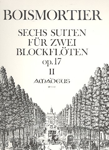 6 Suiten op.17 Band 2 (Nr.4-6)  für 2 Altblockflöten  Spielpartitur