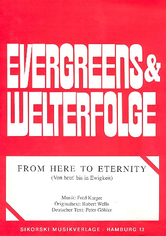 From here to Eternity:&nbsp;&nbsp;Einzelausgabe&nbsp;&nbsp;