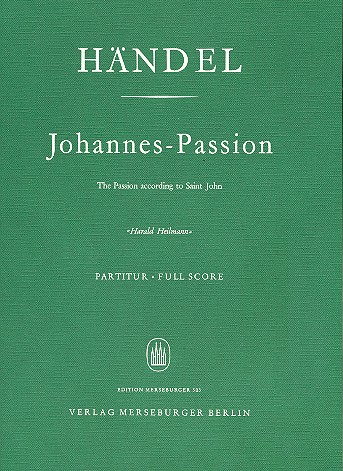 Johannes-Passion für gem Chor&nbsp;&nbsp;(SSATTB) und Orchester&nbsp;&nbsp;Partitur (dt/en)