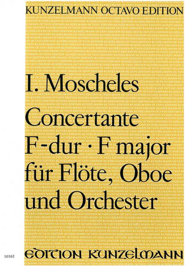 Concertante F-Dur  für Flöte, Oboe und Orchester  Partitur
