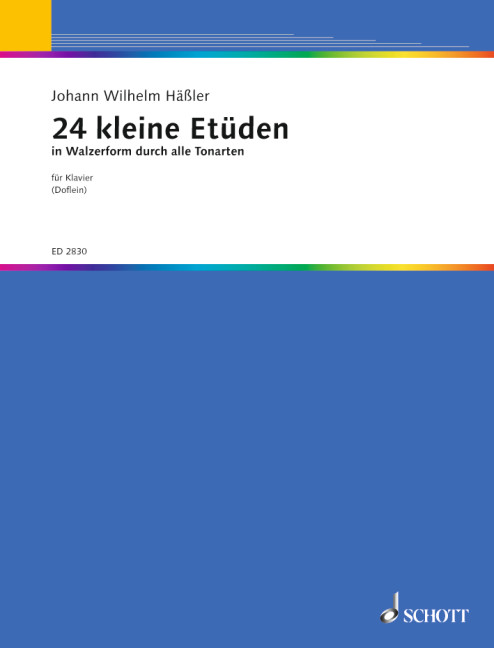 24 kleine Etüden in Walzerform&nbsp;&nbsp;für Klavier&nbsp;&nbsp;