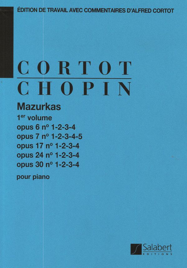 Mazurkas vol.1  pour piano  