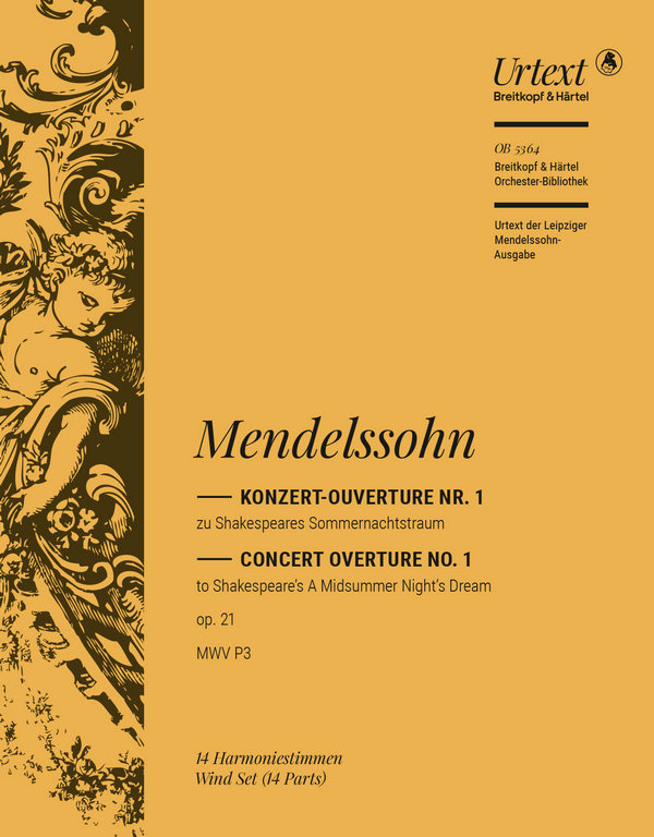 Konzert-Ouverture Nr.1 zu Shakespeares 'Sommernachtstraum' op.21&nbsp;&nbsp;für Orchester&nbsp;&nbsp;Harmonie