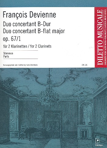 Duo concertant Nr.1  für 2 Klarinetten  Stimmen