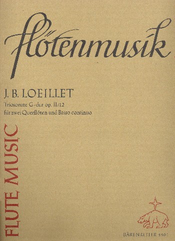 Triosonate G-Dur op.2,12&nbsp;&nbsp;für 2 Flöten und Bc&nbsp;&nbsp;