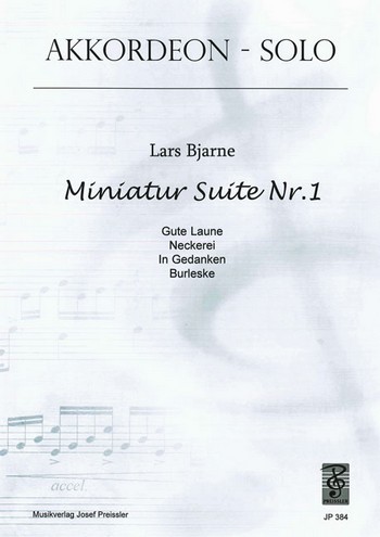 Miniatur-Suite Nr.1  für Akkordeon  