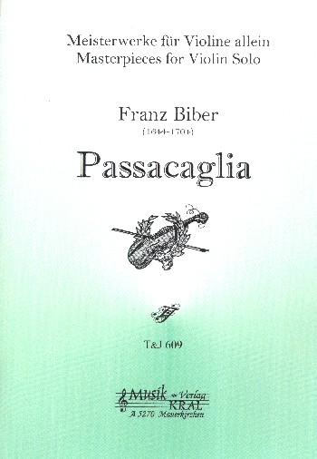 Passacaglia g-moll  für Violine solo  