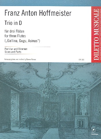 Trio D-Dur für 3 Flöten&nbsp;&nbsp;Partitur und Stimmen&nbsp;&nbsp;