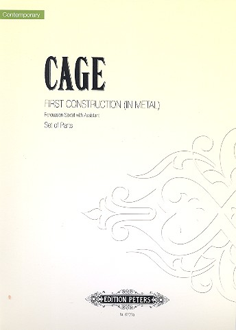 First Construction in Metal  for percussion sextet  Parts