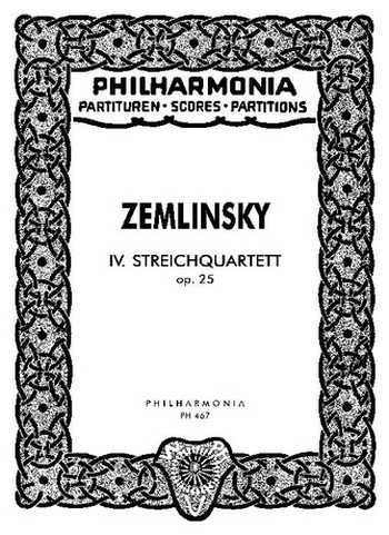 Streichquartett Nr.4 op.25&nbsp;&nbsp;Studienpartitur&nbsp;&nbsp;