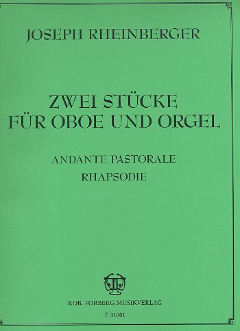2 Stücke  für Oboe und Orgel  