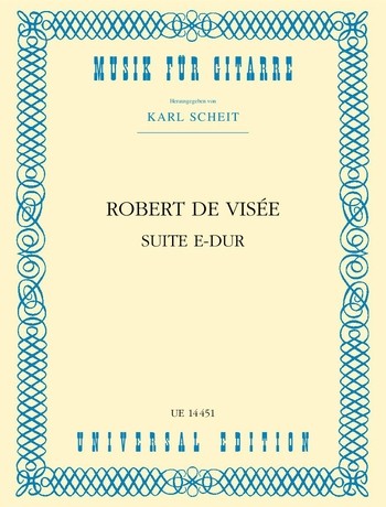 Suite E-Dur  für Gitarre  