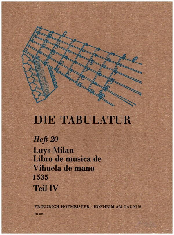 Libro de musica de vihuela de mano 1535 Teil 4  Tientos 1-4, Fantasien 34-40  