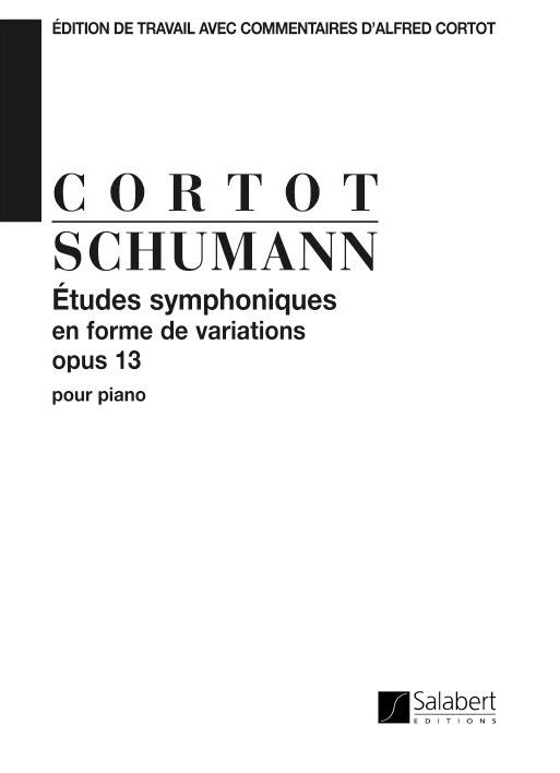Etudes symphoniques op.13&nbsp;&nbsp;pour piano&nbsp;&nbsp;
