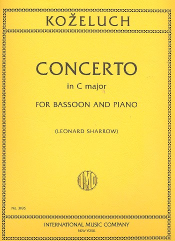 Concerto c major  for bassoon and piano  