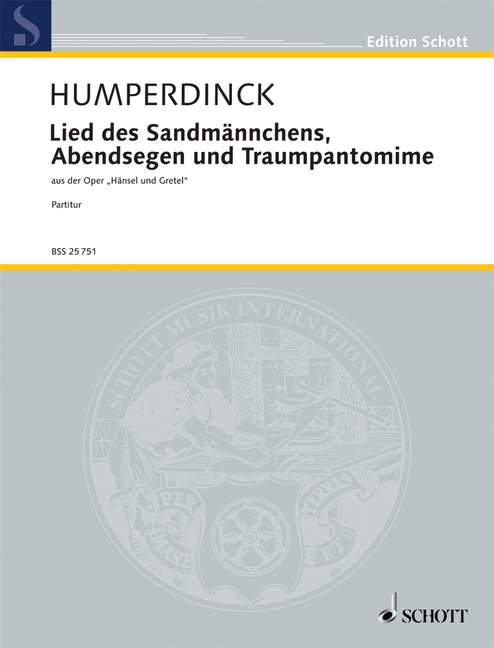 Lied des Sandmännchens&nbsp;&nbsp;für grosses Orchester&nbsp;&nbsp;Partitur