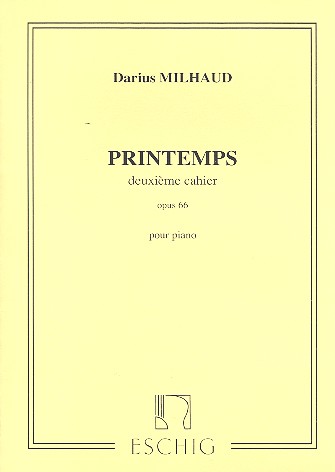 Le printemps 2 op.66&nbsp;&nbsp;pour piano&nbsp;&nbsp;