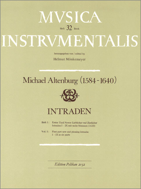 Intraden Band 1 (Nr.1-9)  für 6 Streicher oder Bläser  Partitur