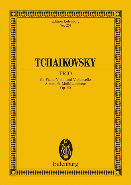 Klaviertrio a-Moll op.50  für Klaviertrio  Studienpartitur