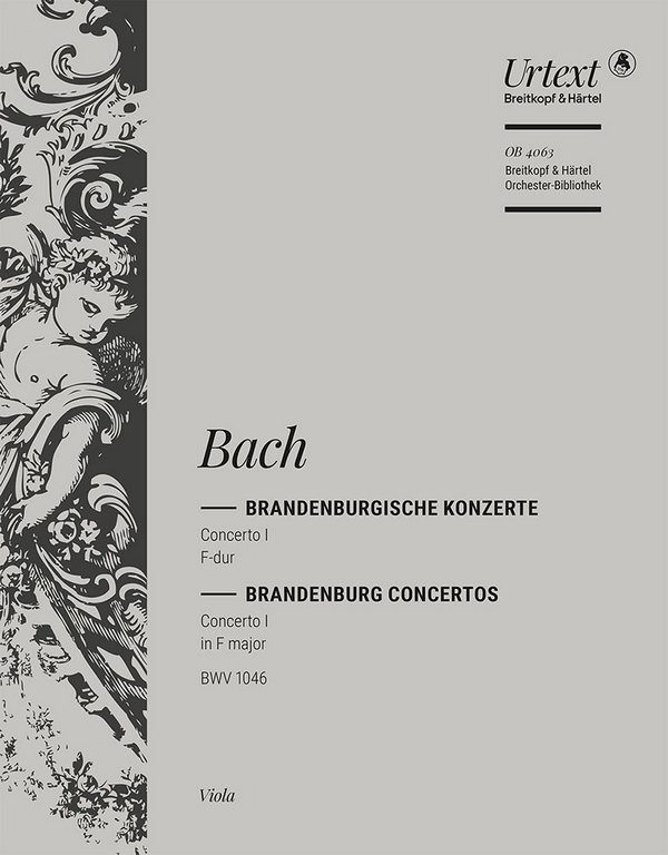 Brandenburgisches Konzert F-Dur Nr.1 BWV1046&nbsp;&nbsp;für Orchester&nbsp;&nbsp;Viola