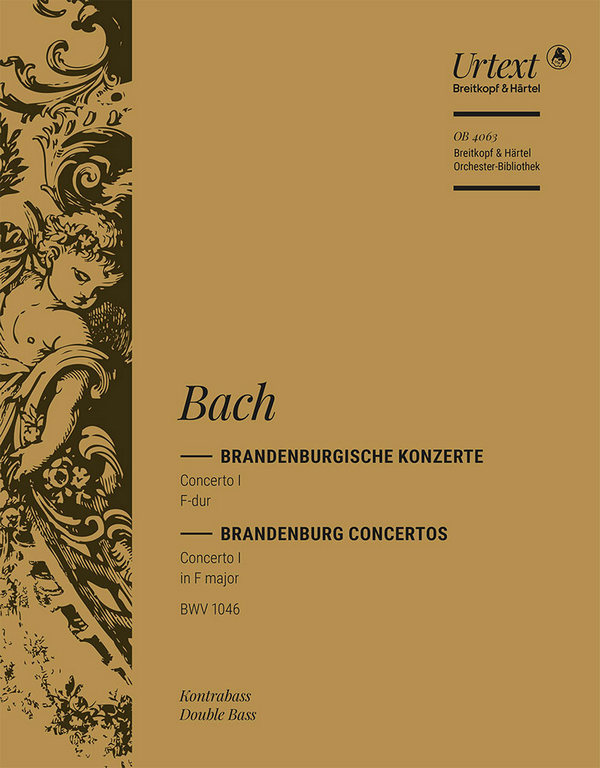 Brandenburgisches Konzert F-Dur Nr.1 BWV1046&nbsp;&nbsp;für Orchester&nbsp;&nbsp;Kontrabass