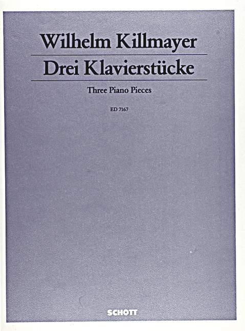 Drei Klavierstücke&nbsp;&nbsp;für Klavier&nbsp;&nbsp;