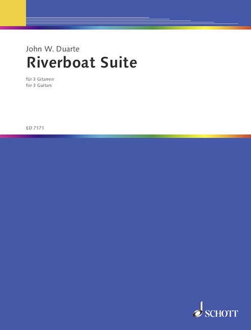 Riverboat Suite op. 94&nbsp;&nbsp;für 3 Gitarren&nbsp;&nbsp;Partitur und Stimmen